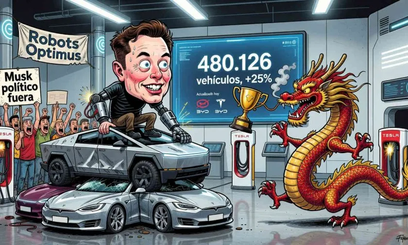 Tesla entrega 480.126 vehículos en Q2, un aumento del 25% interanual