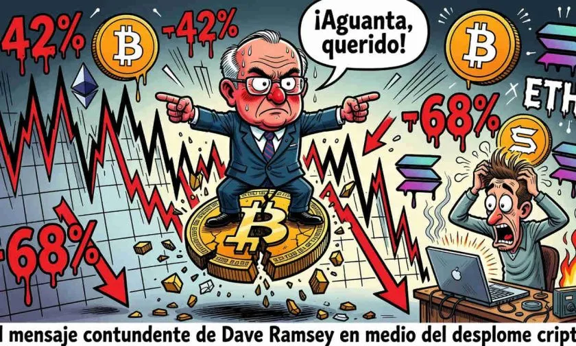 Dave Ramsey lanza mensaje contundente en medio del desplome del mercado cripto: ¿HODL?