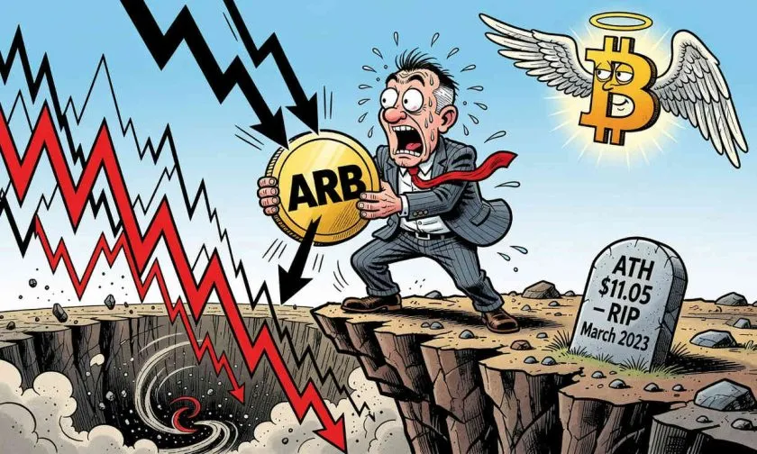 Arbitrum (ARB) sube un 4% en 24 horas pero continúa un 99% por debajo de su máximo histórico