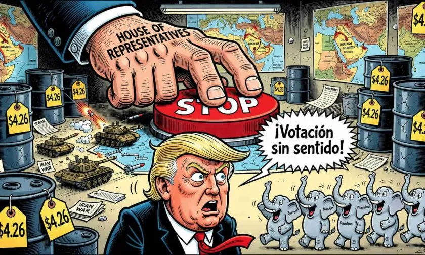 Rebelión republicana: la Cámara vota para detener la guerra en Irán y desafía a Trump