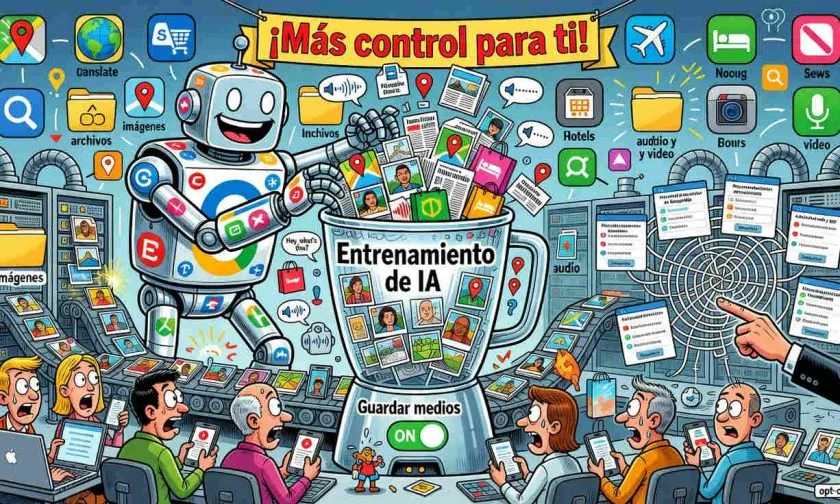 Google amplía el de datos de usuarios para entrenar la IA: así se puede desactivar