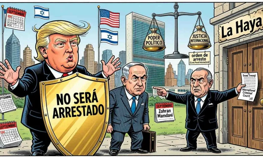 Trump asegura que Netanyahu no será arrestado durante su visita a Nueva York