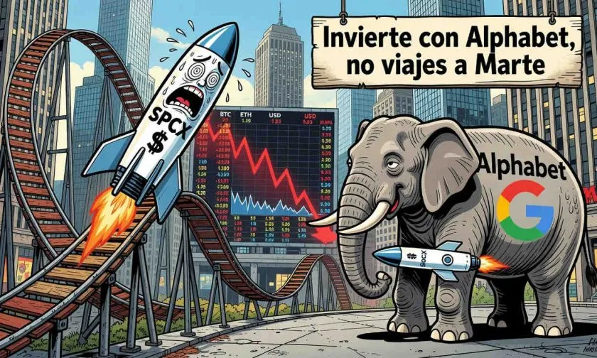 SpaceX atrae a inversores, pero Alphabet se presenta como opción más segura