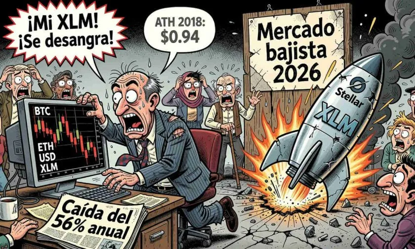 Stellar (XLM) al borde del abismo: -56% anual y soportes en peligro este 30 de julio