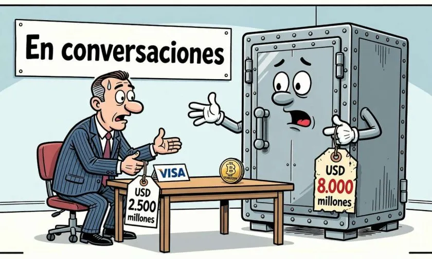 Visa negocia la compra de Fireblocks por USD $2.500 millones, muy por debajo de su última valoración