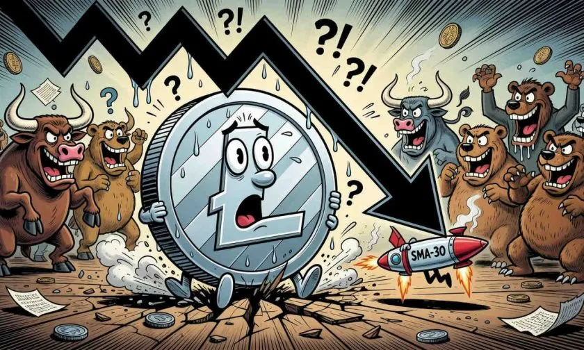 LTC rompe su media móvil de 30 días y dispara el volumen 33 % por encima del promedio