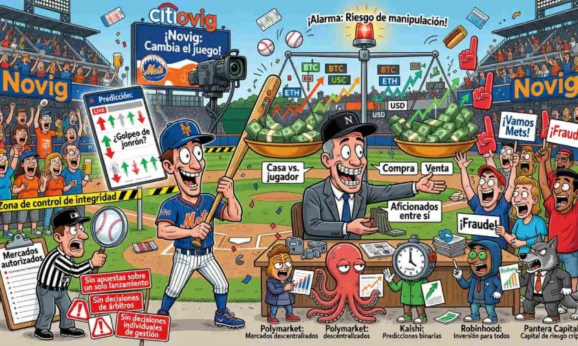 New York Mets eligen a Novig como socio exclusivo de mercados de predicción