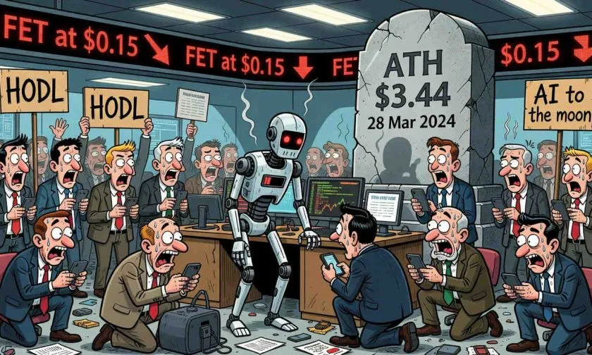 Fetch.ai se desploma un 79 % en 52 semanas y pierde el 95 % desde su máximo histórico