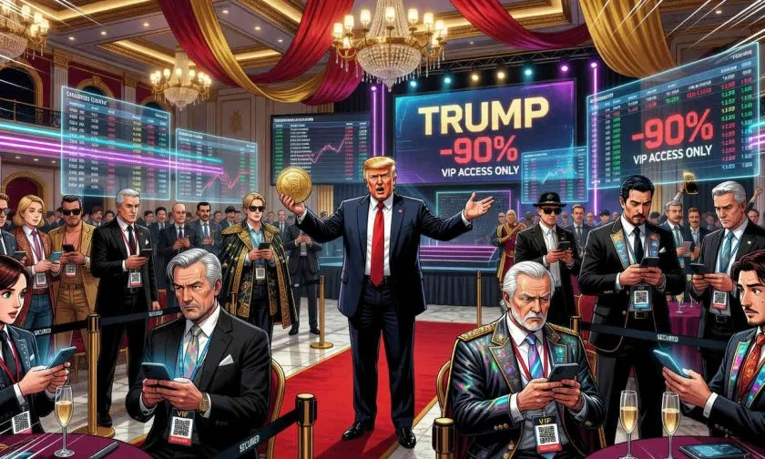 Trump prepara otra gala de su memecoin y el acceso VIP cuesta 90% menos