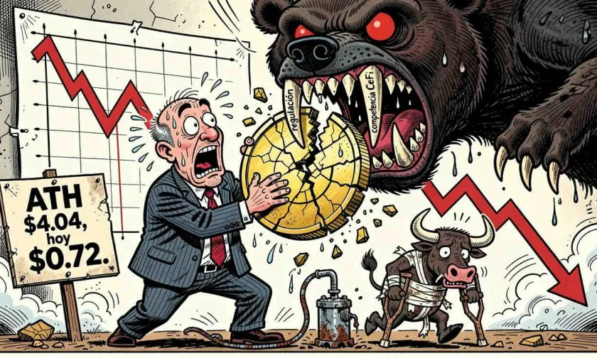 Nexo (NEXO) al borde del abismo: acumula un desplome anual del 40% y pone en jaque a los inversores