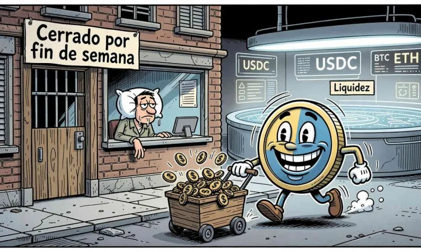 Se movieron USD $40.200 millones en USDC a través de DEXes durante los fines de semana del tercer trimestre del año
