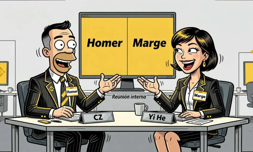 Binance fundadores usaban alias 'Homer' y 'Marge' en comunicaciones internas