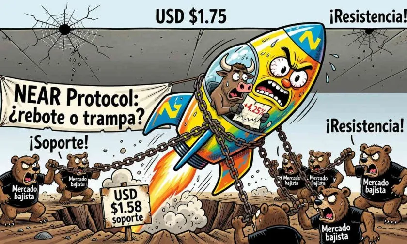 NEAR Protocol salta 4.25% en día de baja liquidez: ¿señal de acumulación o descarga?