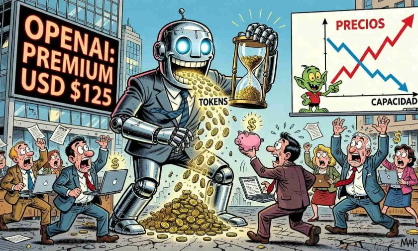 OpenAI incrementa precios a USD $125 para ChatGPT Business ante mayor demanda de tokens