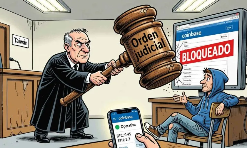 Tribunal de Nueva Taipéi corta acceso a coinbase.com pero mantiene activa la app