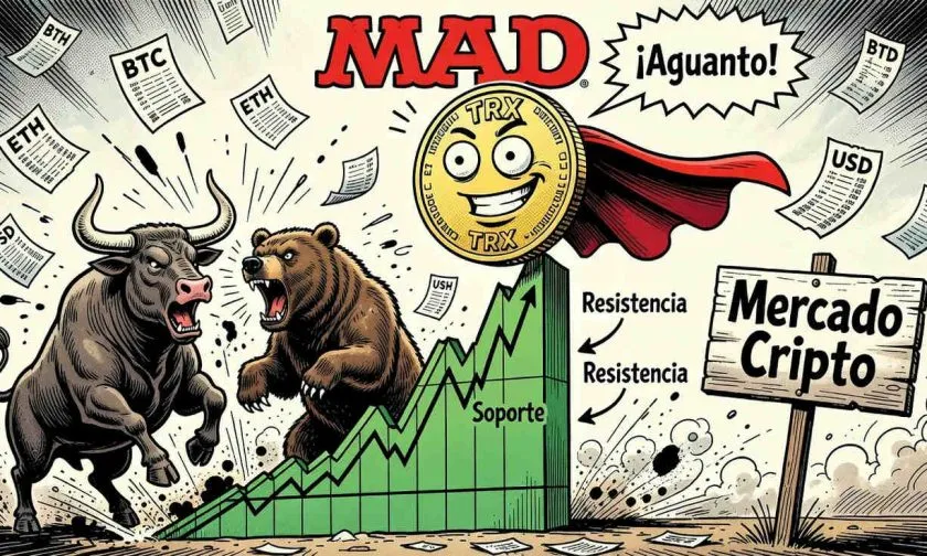 TRX avanza un 1,44% y su volumen diario crece un 28,8% sobre el promedio