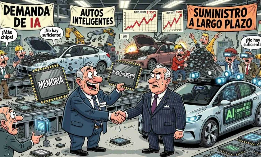 Micron y Ford blindan chips para autos en plena presión por la demanda de IA