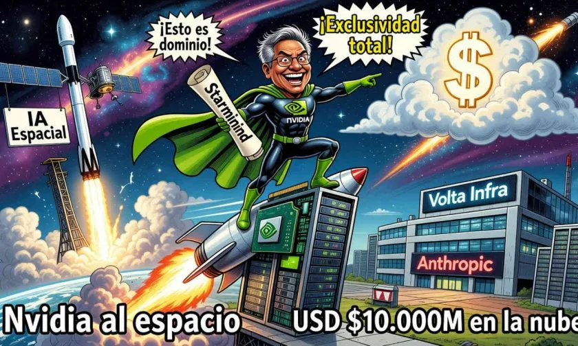 Nvidia conquista el espacio: acuerdo exclusivo con SpaceX para IA satelital