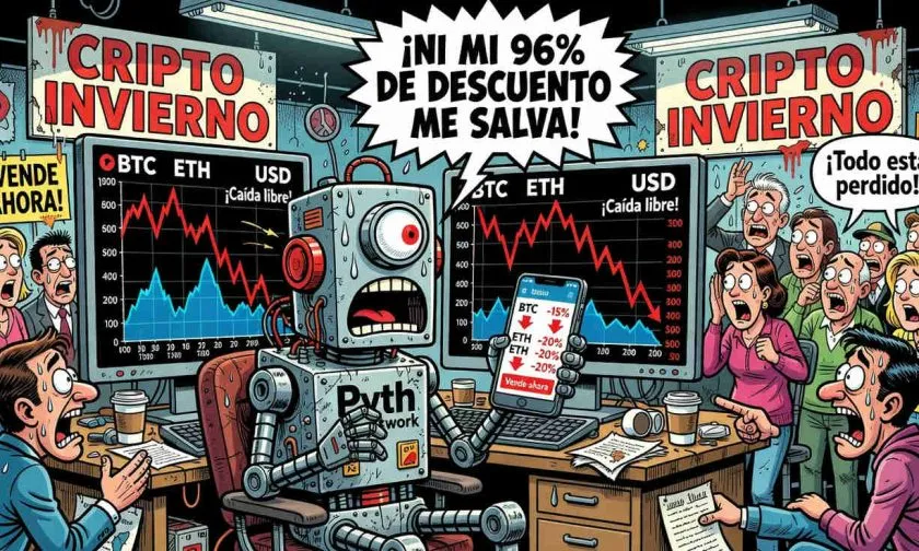 Pyth Network registra caída del 3% en 24h y 96,67% desde su pico histórico