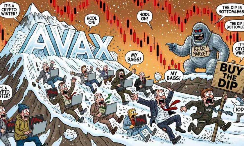 AVAX se hunde un 5.25% y pierde los $8 ¿Se avecina un desplome hacia mínimos de 2023?
