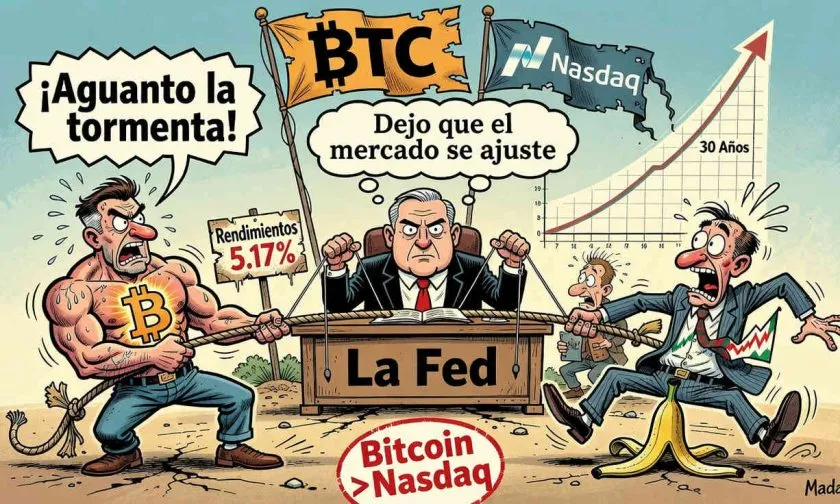 Analistas aseguran que Bitcoin podría superar al Nasdaq en meses