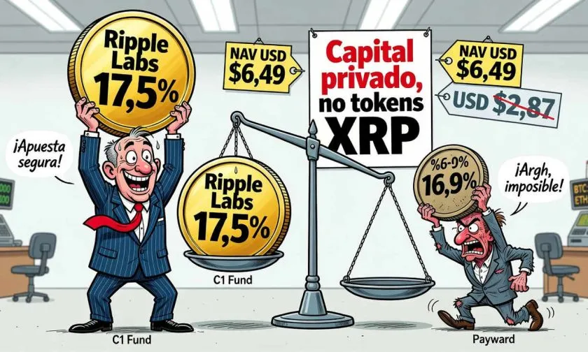 Ripple Labs se convierte en la mayor apuesta de C1 Fund con el 17,5% de su cartera