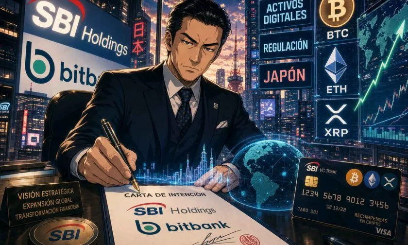 SBI Holdings busca controlar exchange Bitbank y acelera su expansión cripto en Japón