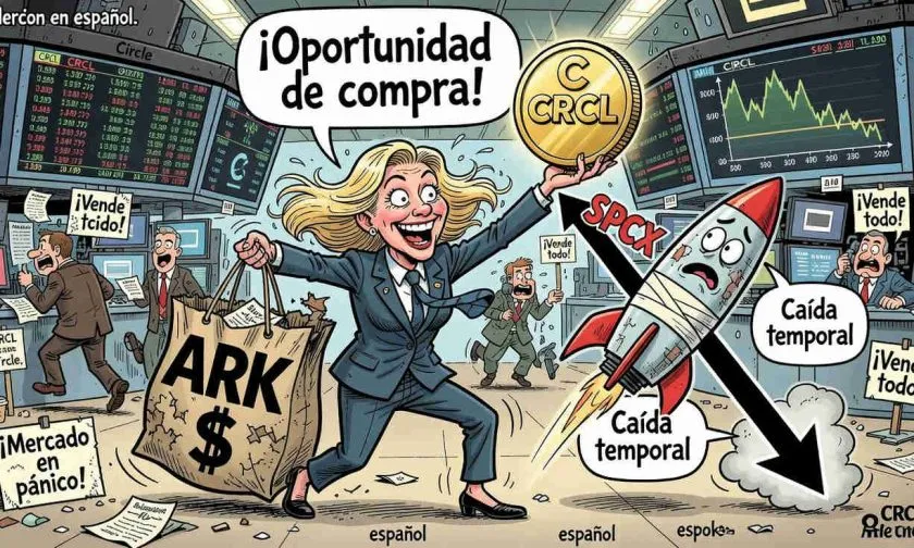 Ark Invest adquiere acciones de Circle y SpaceX tras resultados mixtos del segundo trimestre