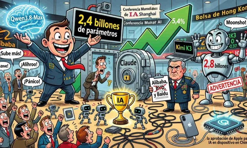 Alibaba dispara sus acciones 5,4% tras presentar su modelo de IA Qwen3.8-Max