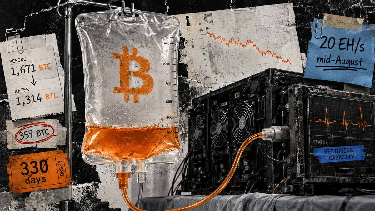 Bitcoin miner consumed 357 BTC on undisclosed compute deals as output fell