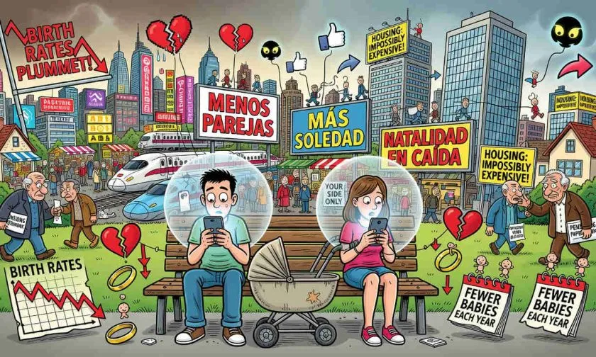 La caída global de la natalidad enciende alarmas y apunta a los smartphones