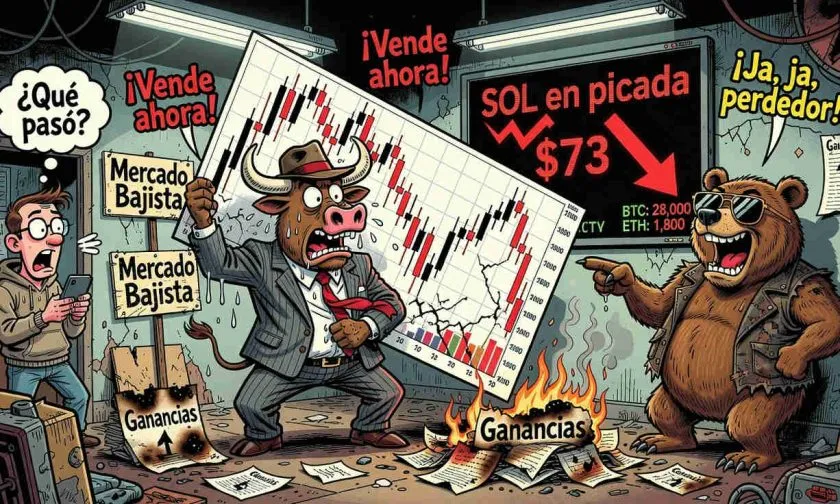 Solana (SOL) se aferra a los USD $73 mientras el mercado digiere la presión bajista