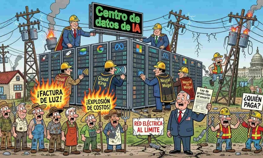 Congreso de EE. UU. busca que empresas tecnológicas paguen la energía de centros de datos para la IA