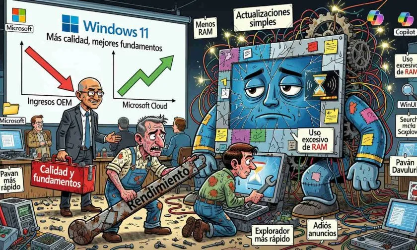 Satya Nadella confirma importante actualización de calidad para Windows 11