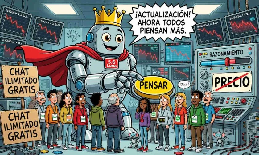 OpenAI lanza GPT-5.6 Luna con nuevas funciones para ChatGPT gratuitos y suscriptores