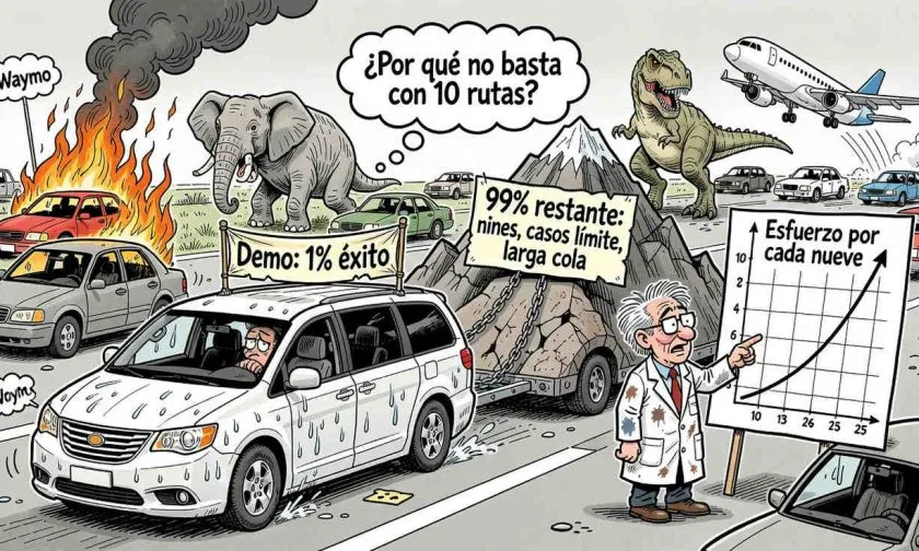 La demostración es solo el 1% del trabajo: las 7 lecciones de Waymo para construir IA física