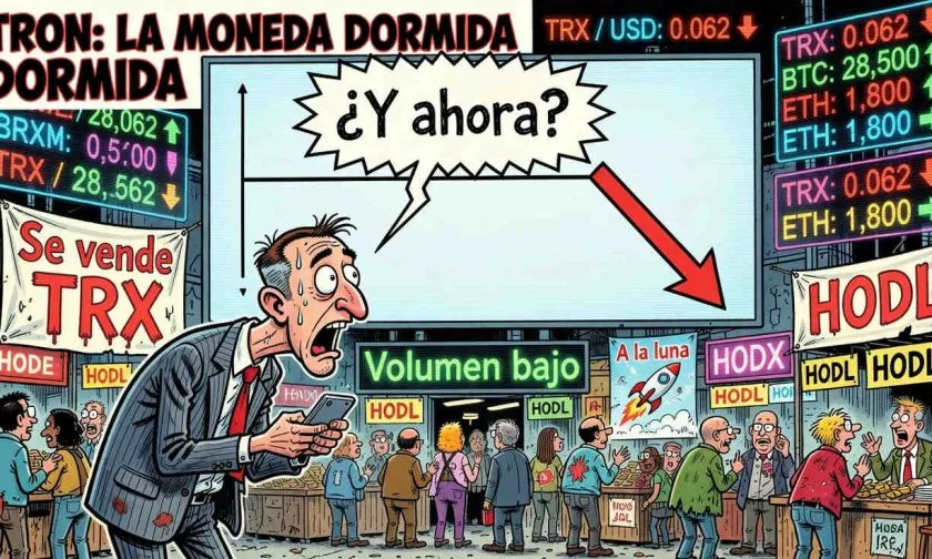 TRON (TRX) se estabiliza en $0,327 a la espera de un nuevo impulso