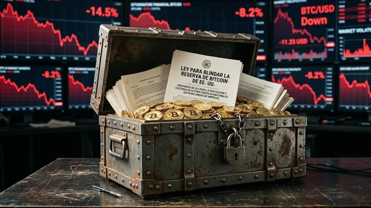 En plena caída de bitcoin EE.UU. publica cómo blindará la reserva de BTC
