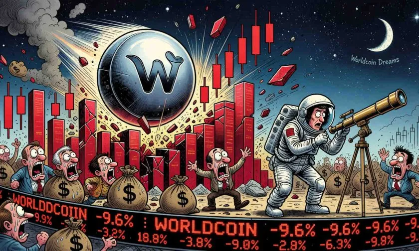 Worldcoin (WLD) colapsa un 9.6% en 24 horas: ¿se dirige a mínimos de 2026?