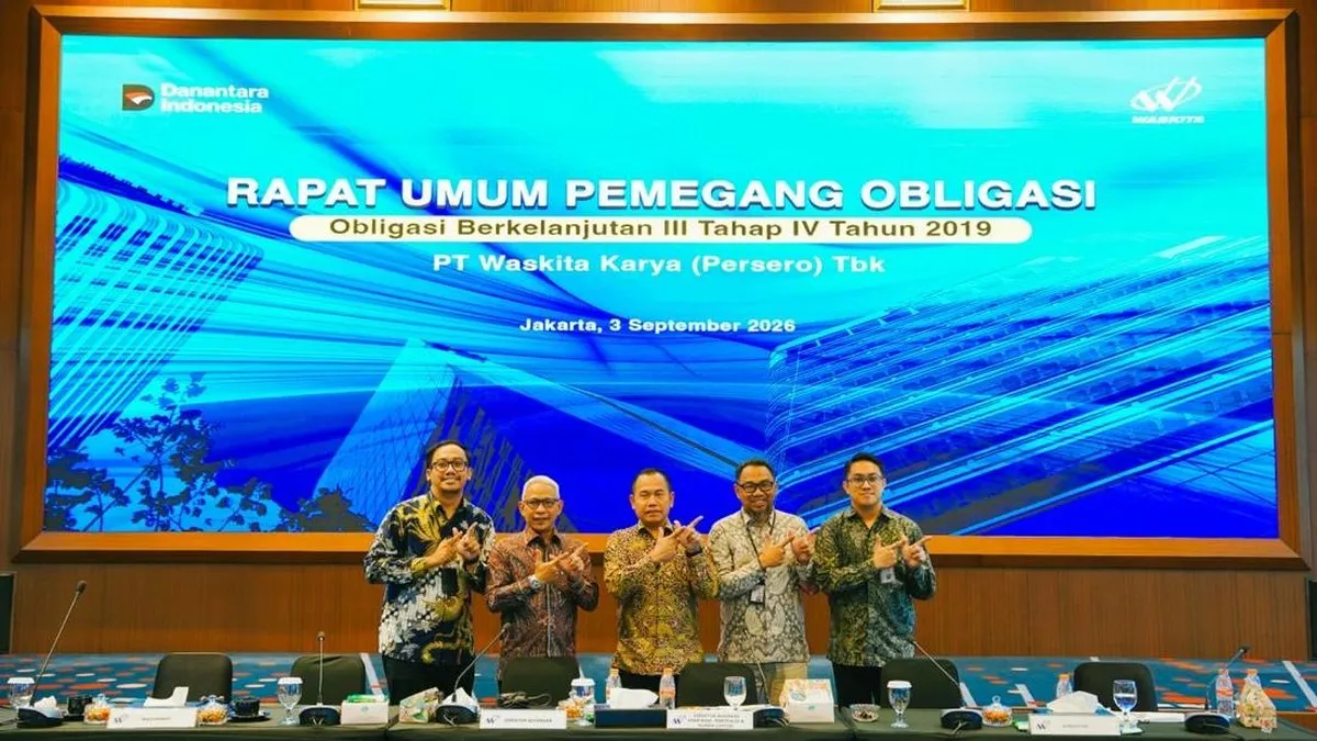 RUPO Disetujui, Waskita Karya Rampungkan Restrukturisasi Utang