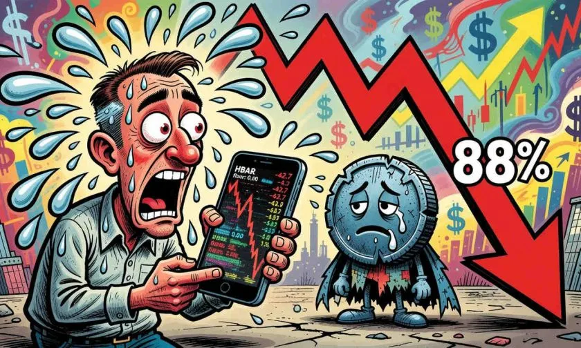 HBAR se hunde otro 2%: el 88% de caída desde su ATH enciende alarmas entre inversores