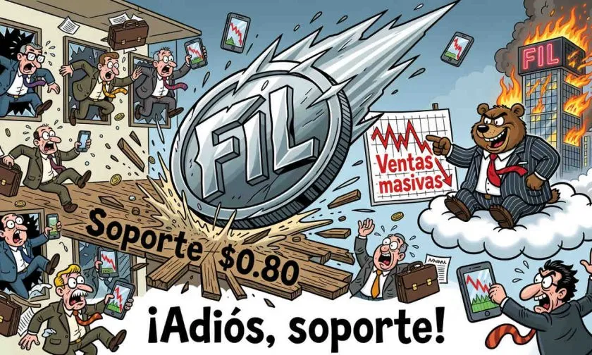 FIL se desploma un 16% y pierde el soporte de $0,80: ¿caerá hasta $0,50?