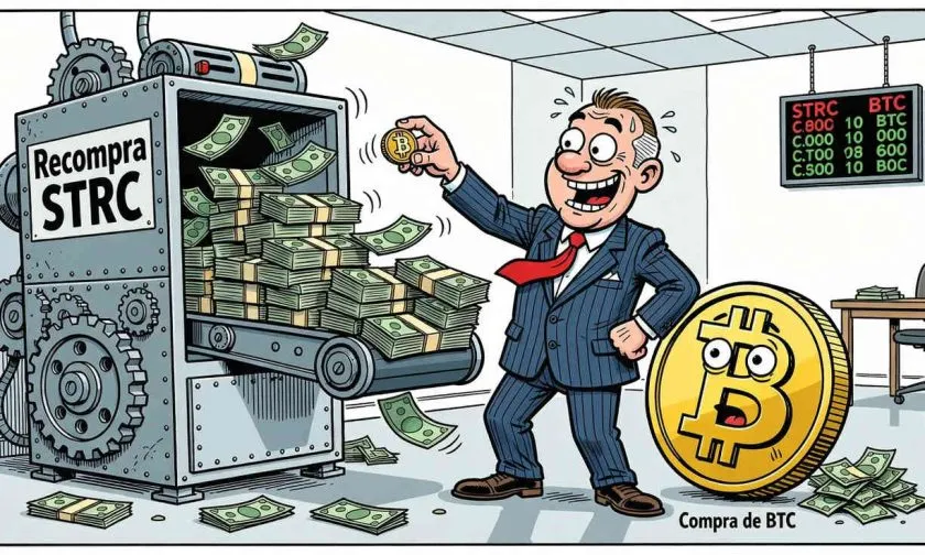 Strategy prioriza seis veces más la recompra de STRC que la compra de Bitcoin