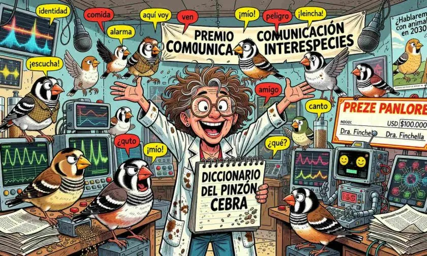 Científica descifra 11 llamadas del pinzón cebra y reaviva la carrera por hablar con animales