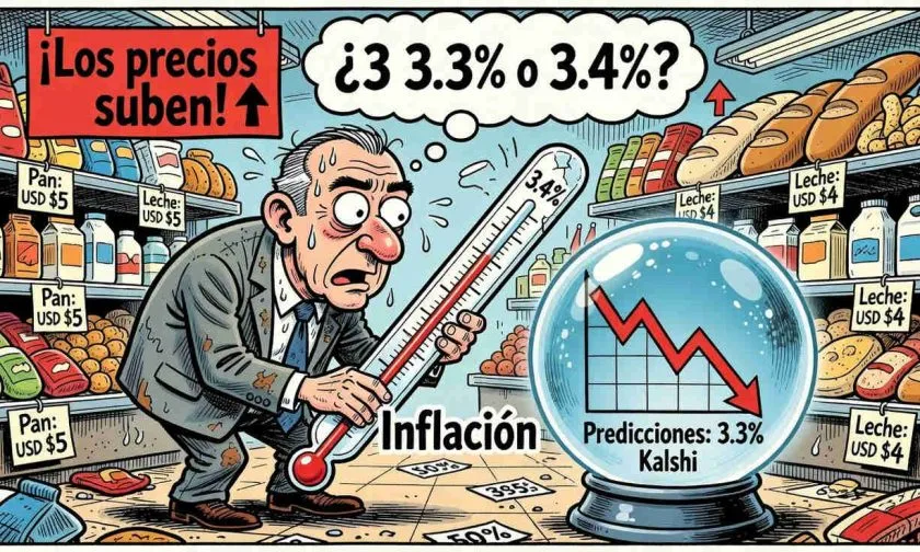 Mercados de predicción estiman inflación de julio por debajo del consenso en nuevo informe del IPC