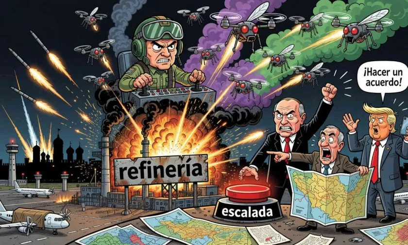 Rusia promete ataques masivos tras el mayor golpe con drones de Ucrania sobre Moscú