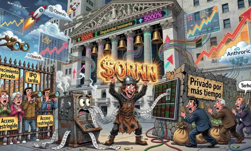 Ornn reserva el ticker $ORNN en NYSE y revive el debate sobre las IPO tempranas