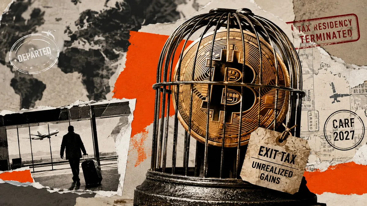 Bitcoin holders face tax liabilities upon leaving country, not selling