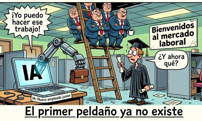 Recién graduados enfrentan un mercado laboral que prefiere automatización a la contratación