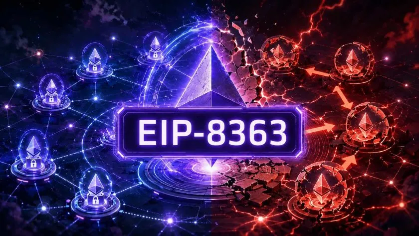EIP-8363 genera resistencia en Ethereum por riesgo a staking y DeFi